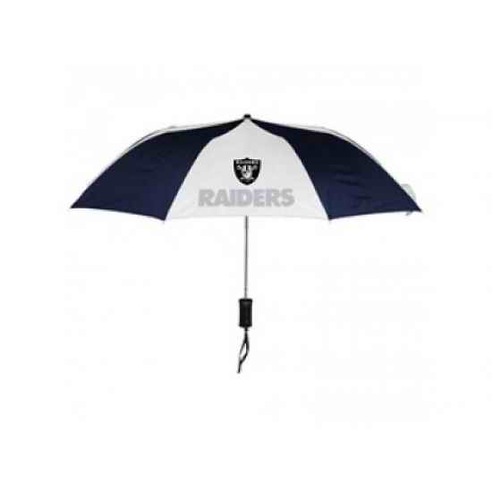 NFL Oakland Raiders Folding Umbrella Blue&white